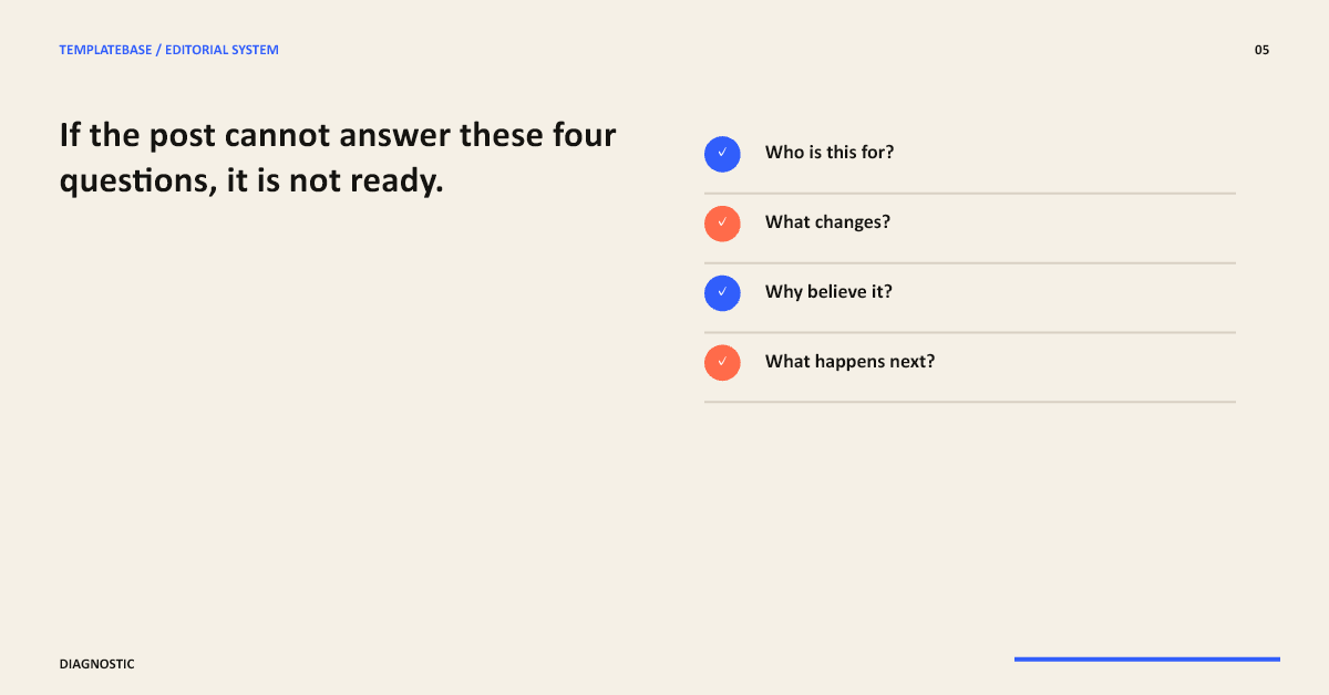 Editable diagnostic social media template