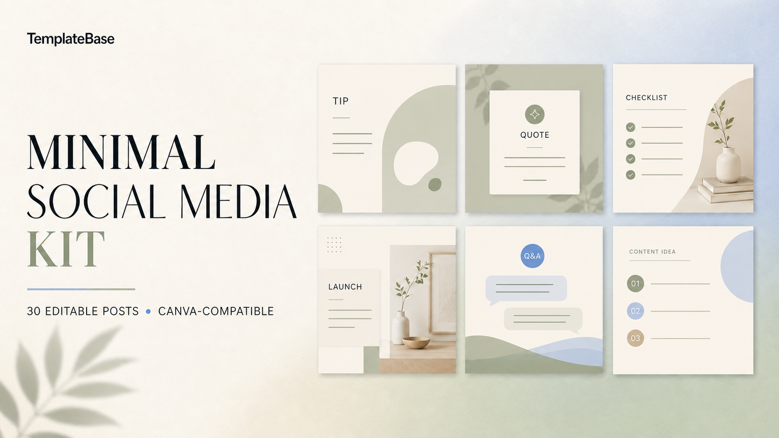 minimal-social-media-kit-cover-v2 Minimal Canva Social Media Templates - 30 editable post kit